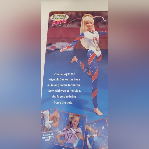 Vintage Barbie- 1996 MATTEL Olympic Gymnast - Atlanta still in box - Picture 6 of 10
